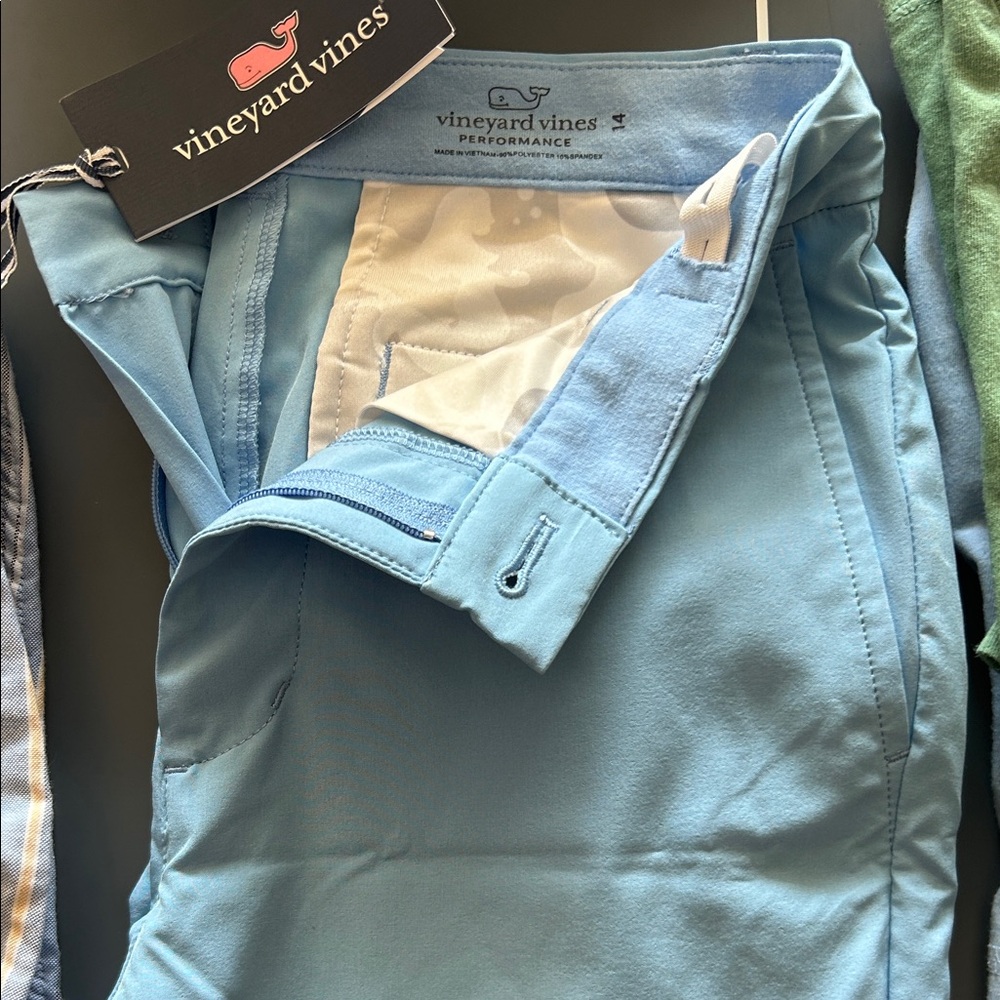Vineyard Vines Soft Sky Blue Performance pants